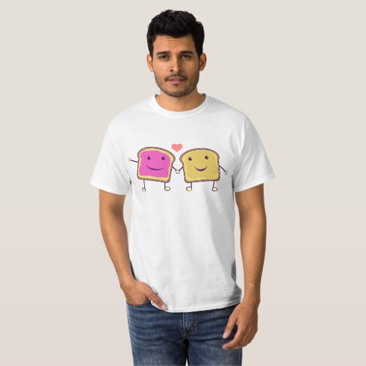Erdnussbutter und Gelee T-Shirt (Vorne ganz)
