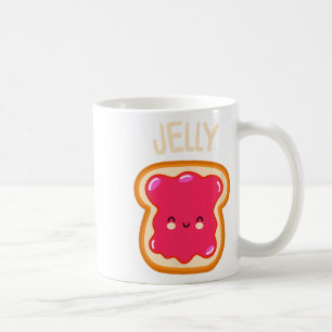 Erdnussbutter und Gelee Zwillings-Beste-Freunde-Pa Kaffeetasse