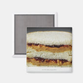 Erdnussbutter und Geleebuch. Magnet (Vorderseite/Rückseite)