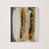 Erdnussbutter und Geleebuch. Puzzle (Vertikal)