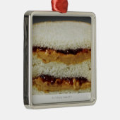 Erdnussbutter und Geleesandwich Ornament Aus Metall (Rechts)