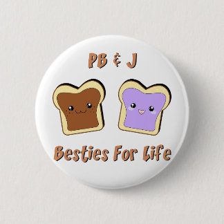 Erdnussbutter und Jelly Button