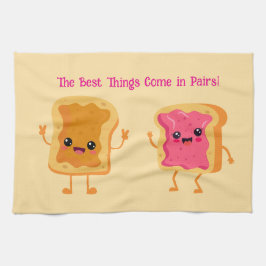 Erdnussbutter und Jelly Geschirrtuch