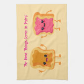 Erdnussbutter und Jelly Geschirrtuch (Vertikal)