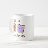 Erdnussbutter und Jelly Kaffeetasse (Vorderseite Links)
