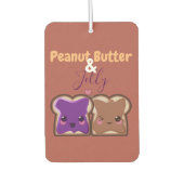 Erdnussbutter und Jelly-Liebe Autolufterfrischer (Vorderseite)