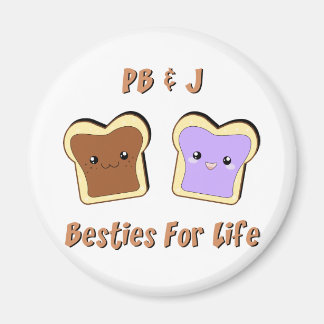 Erdnussbutter und Jelly Magnet