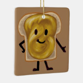 Erdnussbutter und Jelly Sandwich-Buddies Keramikornament (Rechts)