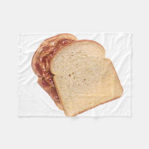 Erdnussbutter und Jelly Sandwich Fleecedecke