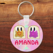 Erdnussbutter und Jelly-Schlüsselanhänger Schlüsselanhänger (Vorderseite)