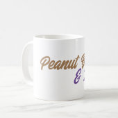 Erdnussbutter und Jelly-Tasse Kaffeetasse (Vorderseite Links)
