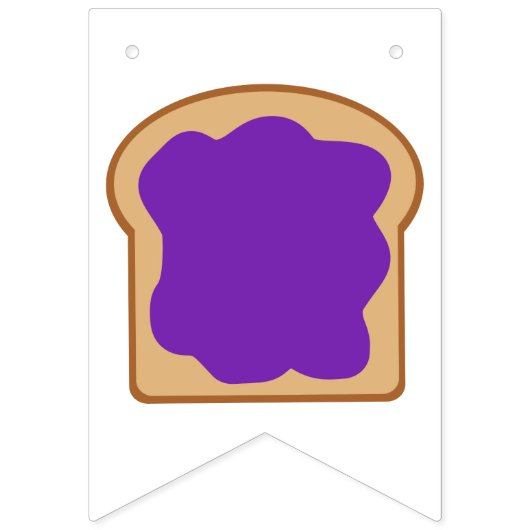 Erdnussbutter und Jelly Wimpelkette (Zweite Fahne)