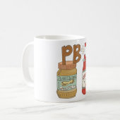 Erdnussbutter und Stau Kaffeetasse (Vorderseite Links)