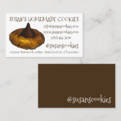 Erdnussbutterbrotbacken Visitenkarte (Vorne/Hinten)