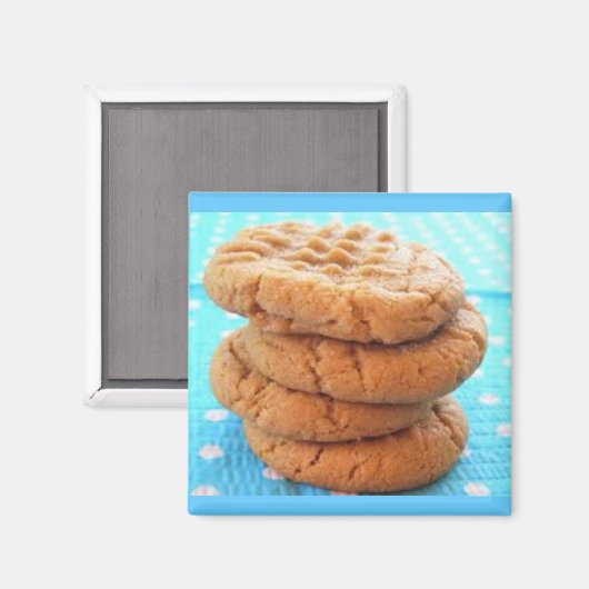 Erdnussbutterkekse Magnet (Vorderseite/Rückseite)