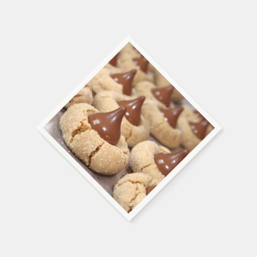 Erdnussbutterkekse Serviette (Ecke)