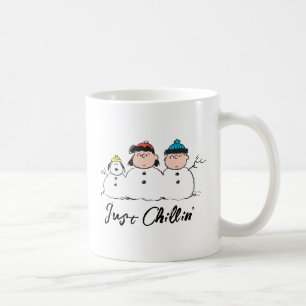 Erdnüsse   3 Person Snowman Kaffeetasse