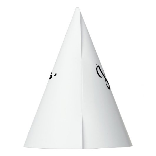 Erdnüsse | 3 Person Snowman Partyhütchen (Rückseite)