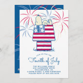 Erdnüsse 4. Juli Picnic Feiertagskarte (Vorne/Hinten)