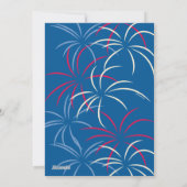 Erdnüsse 4. Juli Picnic Feiertagskarte (Rückseite)