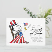 Erdnüsse 4. Juli Picnic Feiertagskarte (Stehend Vorderseite)