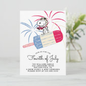 Erdnüsse 4. Juli Picnic Feiertagskarte (Stehend Vorderseite)