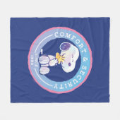 Erdnüsse | Abzeichen für Komfort und Sicherheit Bl Fleecedecke (Vorderseite (Horizontal))