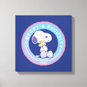 Erdnüsse | Abzeichen für Komfort und Sicherheit Bl Leinwanddruck (Vorderseite)