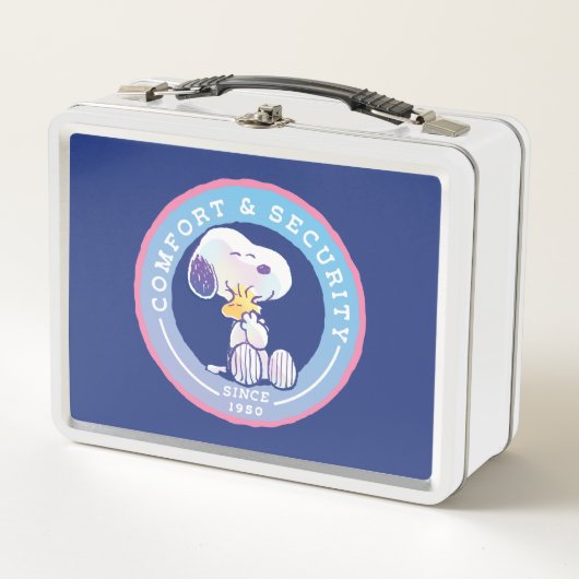 Erdnüsse | Abzeichen für Komfort und Sicherheit Bl Metall Brotdose (Vorderseite)