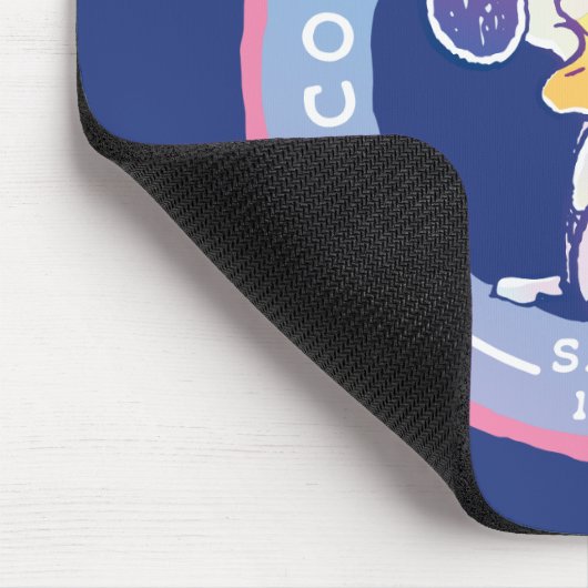 Erdnüsse | Abzeichen für Komfort und Sicherheit Bl Mousepad (Ecke)