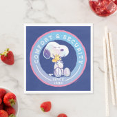 Erdnüsse | Abzeichen für Komfort und Sicherheit Bl Serviette (Beispiel)