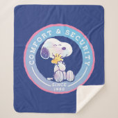 Erdnüsse | Abzeichen für Komfort und Sicherheit Bl Sherpadecke (Vorderseite)