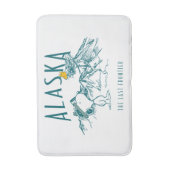 Erdnüsse | Alaska die letzte Grenze Badematte (Vorderseite Vertikal)