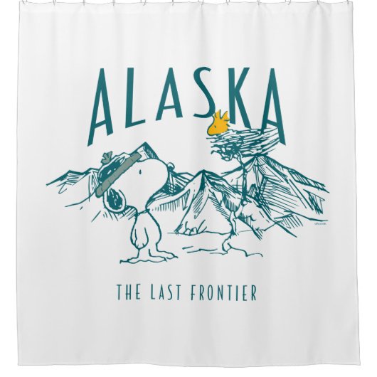 Erdnüsse | Alaska die letzte Grenze Duschvorhang (Vorderseite)