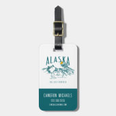 Erdnüsse | Alaska die letzte Grenze Gepäckanhänger (Vorderseite vertikal)