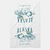 Erdnüsse | Alaska die letzte Grenze Geschirrtuch (Vertikal)