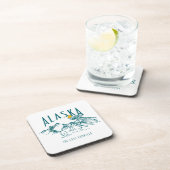 Erdnüsse | Alaska die letzte Grenze Getränkeuntersetzer (Rechte Seite)