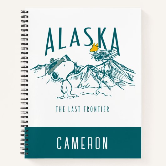 Erdnüsse | Alaska die letzte Grenze Notizblock (Vorderseite)