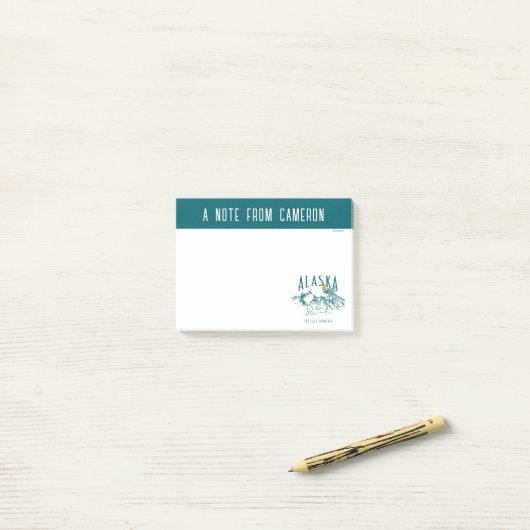 Erdnüsse | Alaska die letzte Grenze Post-it Klebezettel (Auf Schreibtisch)