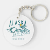 Erdnüsse | Alaska die letzte Grenze Schlüsselanhänger (Rückseite)