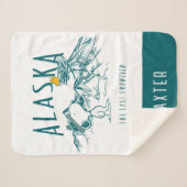 Erdnüsse | Alaska die letzte Grenze Sherpadecke (Vorderseite (Horizontal))