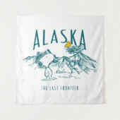 Erdnüsse | Alaska die letzte Grenze Wandteppich (Vorderseite)