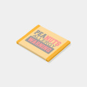 Erdnüsse Allergiewarnsystem Post-it Klebezettel (angewinkelt)
