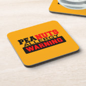 Erdnüsse Allergiewarnsystem Untersetzer (Linke Seite)