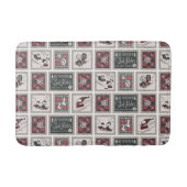 Erdnüsse | Alt modisches Schlittelwegmuster Badematte (Vorderseite)