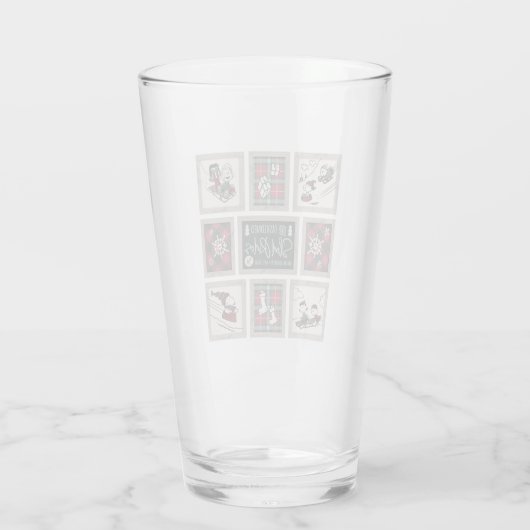 Erdnüsse | Alt modisches Schlittelwegmuster Glas (Rückseite)