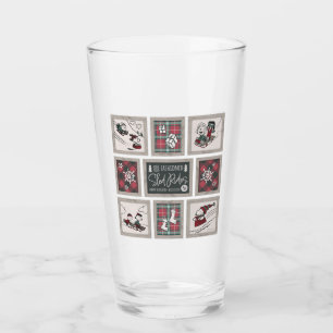 Erdnüsse Alt modisches Schlittelwegmuster Glas