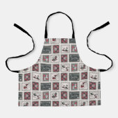 Erdnüsse | Alt modisches Schlittelwegmuster Schürze (Vorderseite)