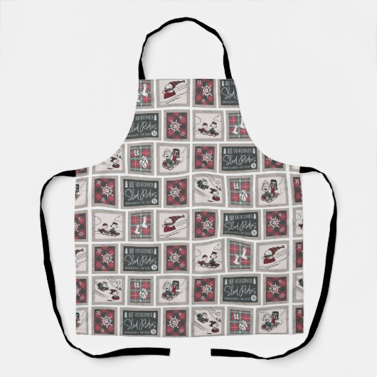 Erdnüsse | Alt modisches Schlittelwegmuster Schürze (Vorderseite)