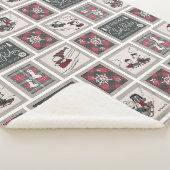 Erdnüsse | Alt modisches Schlittelwegmuster Sherpadecke (3/4)